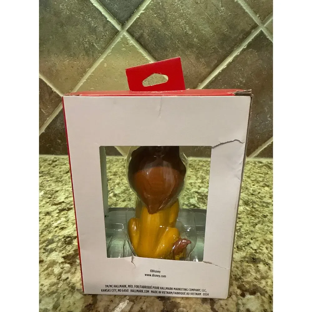 New Hallmark Christmas Tree Ornament Disney The Lion King Proud Mufasa Holiday